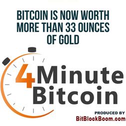 bitcoin is now worth more than ounces gold