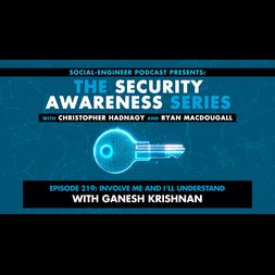 ep security awareness series involve me ill understand ganesh krishnan