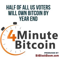 half all us voters will own bitcoin by year end