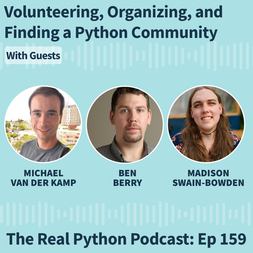 volunteering organizing finding python community